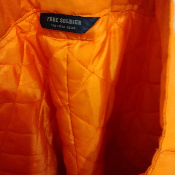 Free SoldierSki pants Womans Thermal Insulated XL (16-18) 32" Inseam Orange - Picture 5 of 15